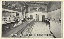 Buffet, Boston Oyster House Postcard