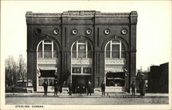 Street View of Welch Motor Company Postcard