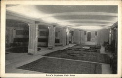 Loew's Orpheum Club Room - The Handsomest Theatre in the World Postcard