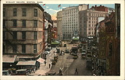 Scolley Square Boston, MA Postcard Postcard Postcard