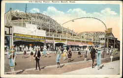 Derby Racer Postcard