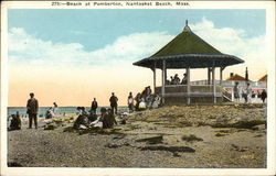 Beach at Pemberton Nantasket Beach, MA Postcard Postcard Postcard