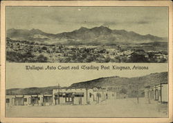 Wallapai Auto Court and Trading Post Kingman, AZ Postcard Postcard Postcard