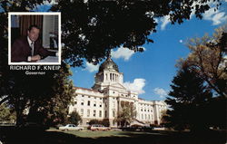 State Capitol and Governor Richard F. Kneip Pierre, SD Postcard Postcard Postcard