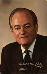 Hubert H. Humphrey Political Postcard Postcard Postcard