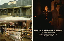 Music Valley Wax Museum of the Stars Nashville, TN Postcard Postcard Postcard