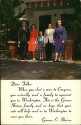 Garner E. Shriver Political Postcard Postcard Postcard