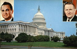 George C. Wallace and Jim Allen Political Postcard Postcard Postcard