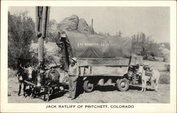 Jack Ratliff of Pritchett, Colorado Postcard