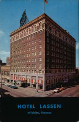 Hotel Lassen Wichita, KS Postcard Postcard Postcard