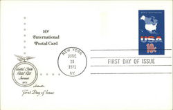 10cent International Postal Card Postcard