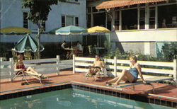 Motel Pool Gananoque, ON Canada Ontario Postcard Postcard Postcard