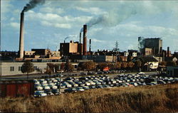 The Bathurst Pulp and Paper Co. Mill New Brunswick Canada Postcard Postcard Postcard