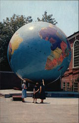 The Babson World Globe Wellesley, MA Postcard Postcard Postcard