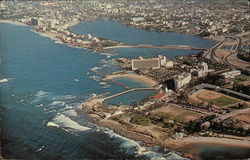 Aerial View of City San Juan, PR Puerto Rico Postcard Postcard Postcard