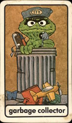 Oscar the Grouch - Garbage Collector Cartoons Ephemera Ephemera