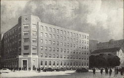 New England Center Hospital Postcard