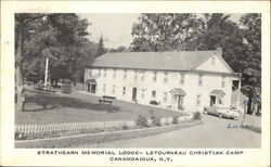 Strathearn Memorial Lodge - Letourneau Christian Camp Postcard