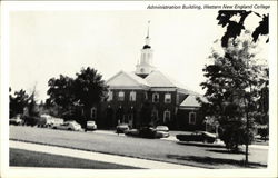 Administration Building, Western New England College West Suffield, CT Postcard Postcard Postcard