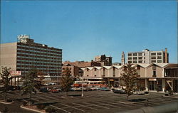 Seven Hills Plaza - Bus Station - Holiday Inn Worcester, MA Postcard Postcard Postcard