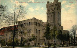 Street View of Regiment Armory Rochester, NY Postcard Postcard Postcard