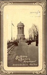 Soldiers and Sailors Monument on Riverside Drive Postcard