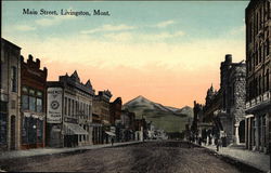 Main Street View Postcard