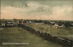 Bird's Eye View of Town Carberry, MB Canada Manitoba Postcard Postcard Postcard