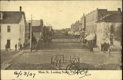 Main Street Looking North Carberry, MB Canada Manitoba Postcard Postcard Postcard