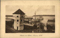 Bastion and Harbor Nanaimo, BC Canada British Columbia Postcard Postcard Postcard