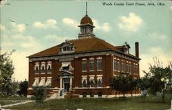 Woods County Court House Postcard