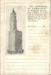 The Cathedral of Commerce Postcard