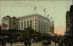 Macy's Department Store and Herald Square Postcard