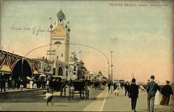 Revere Beach, Mass. Boulevard Postcard