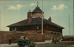 Street View of the Bath House Postcard