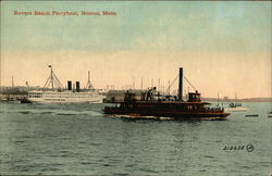 Revere Beach Ferryboat Postcard