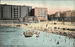 Marine Park Boston, MA Postcard Postcard Postcard