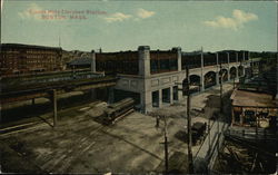 Forest Hills Elevated Station Boston, MA Postcard Postcard Postcard