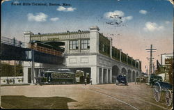 Forest Hills Terminal Boston, MA Postcard Postcard Postcard