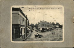 Belgrade Avenue, Business Section Roslindale, MA Postcard Postcard Postcard