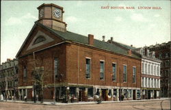 Street View of Lyceum Hall Postcard