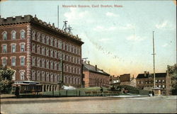 Maverick Square View Postcard