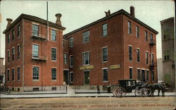 District Court and Public Library Branch Postcard