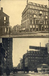 Boston Past and Present Postcard