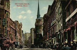 Old South Church Boston, MA Postcard Postcard Postcard