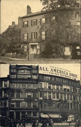 View of Corner of Summer and High Streets Postcard