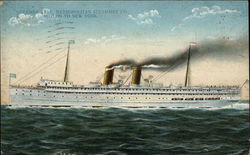 Steamer Yale, Metropolitan Steamship Co. Steamers Postcard Postcard Postcard