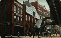 Rowes Wharf and Narrow Gauge Depot, Atlantic Avenue Postcard