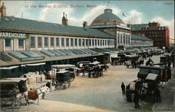 In the Market District Boston, MA Postcard Postcard Postcard