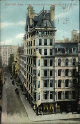 Parker House and Schnol Street Boston, MA Postcard Postcard Postcard